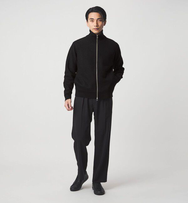 UNITED ARROWS green label relaxing「ミルドウール ジップ カーディガン」|カーディガン|