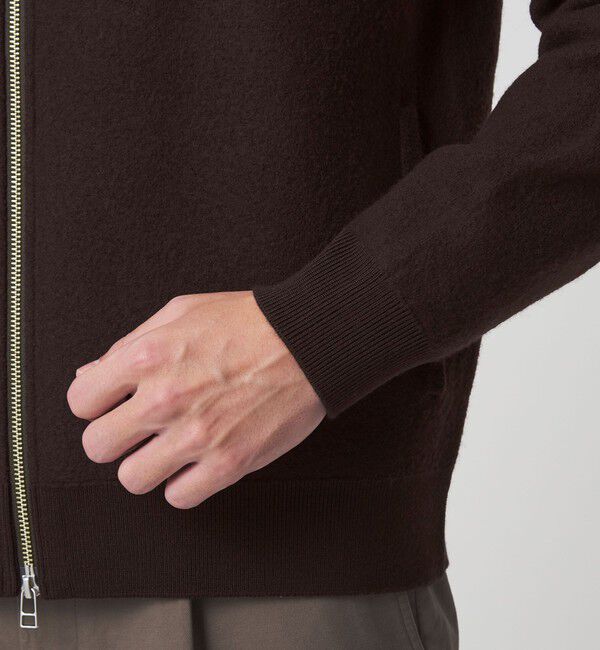 UNITED ARROWS green label relaxing「ミルドウール ジップ カーディガン」|カーディガン|