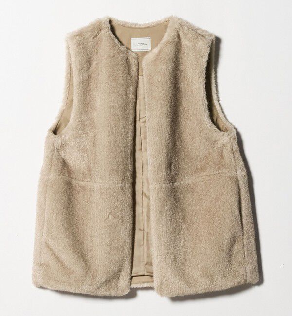 UNITED ARROWS green label relaxing「フェイクファー ベスト」|ベスト・ジレ|