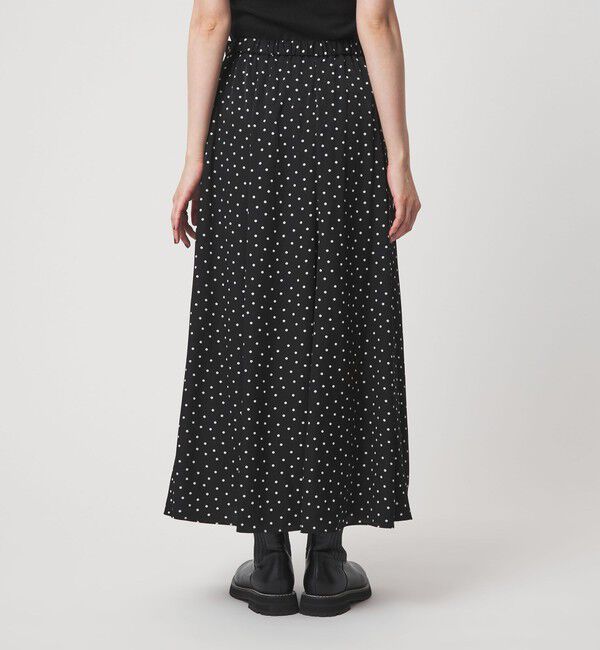 UNITED ARROWS green label relaxing「ドット ナロー フレア スカート」|フレア|