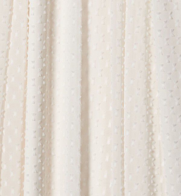 UNITED ARROWS green label relaxing「プチ リボンモチーフ ジャガード スカート」|フレア|