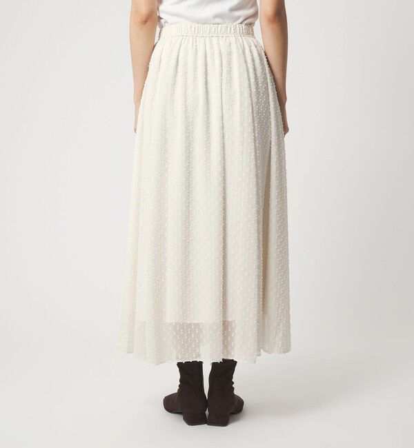 UNITED ARROWS green label relaxing「プチ リボンモチーフ ジャガード スカート」|フレア|