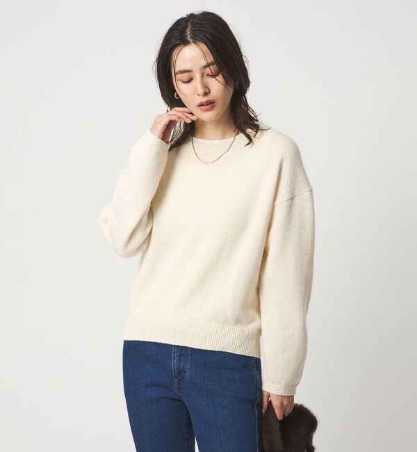 UNITED ARROWS green label relaxing「スパンコール ニット プルオーバー ウォッシャブル」|ニット・セーター|