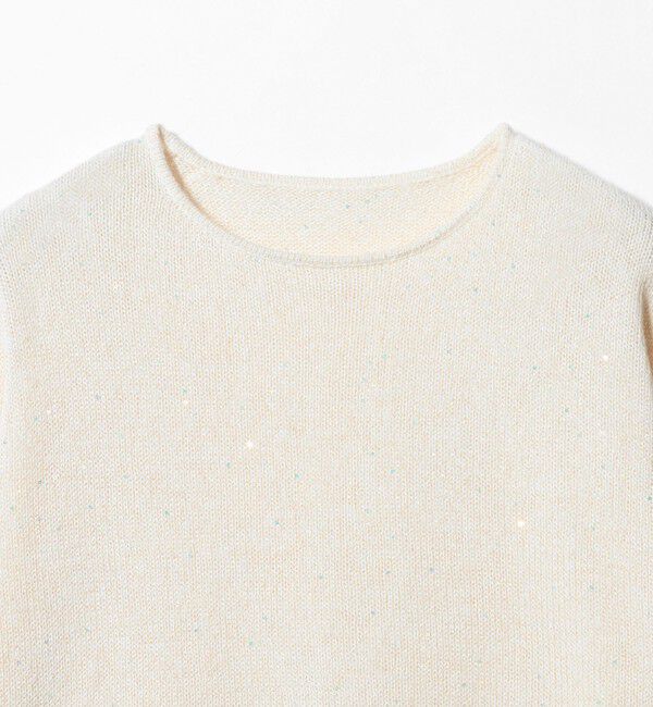 UNITED ARROWS green label relaxing「スパンコール ニット プルオーバー ウォッシャブル」|ニット・セーター|