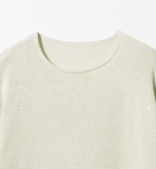 UNITED ARROWS green label relaxing「スパンコール ニット プルオーバー ウォッシャブル」|ニット・セーター|