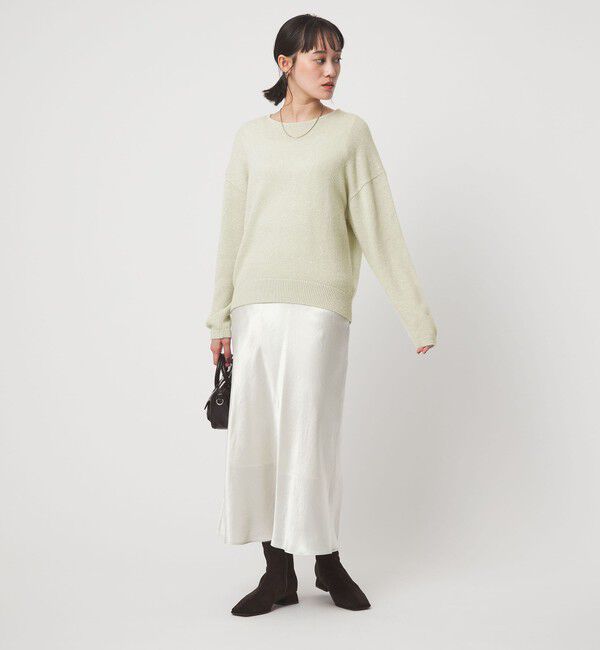 UNITED ARROWS green label relaxing「スパンコール ニット プルオーバー ウォッシャブル」|ニット・セーター|