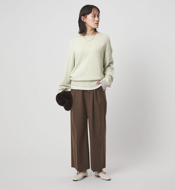 UNITED ARROWS green label relaxing「スパンコール ニット プルオーバー ウォッシャブル」|ニット・セーター|