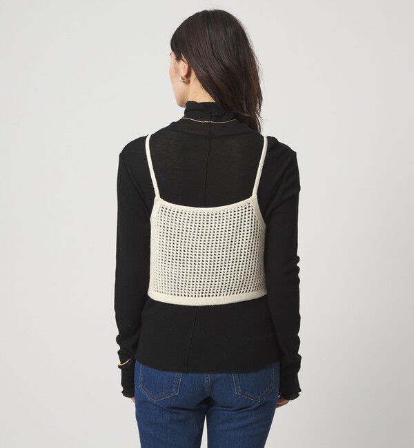 UNITED ARROWS green label relaxing「スパンコール ニット 2WAY キャミソール ウォッシャブル」|ベスト・ジレ|