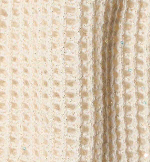 UNITED ARROWS green label relaxing「スパンコール ニット 2WAY キャミソール ウォッシャブル」|ベスト・ジレ|