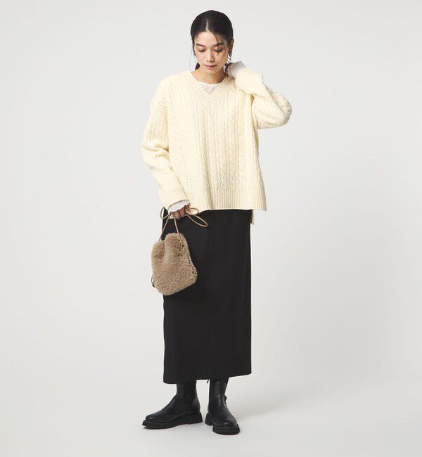 UNITED ARROWS green label relaxing「ゴールバーン Vネック ニット プルオーバー」|ニット・セーター|