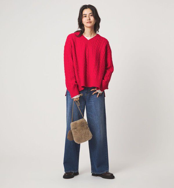 UNITED ARROWS green label relaxing「ゴールバーン Vネック ニット プルオーバー」|ニット・セーター|