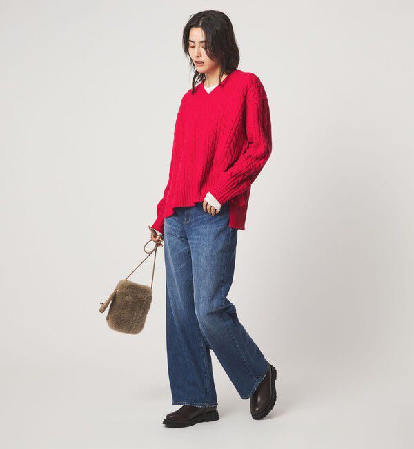 UNITED ARROWS green label relaxing「ゴールバーン Vネック ニット プルオーバー」|ニット・セーター|