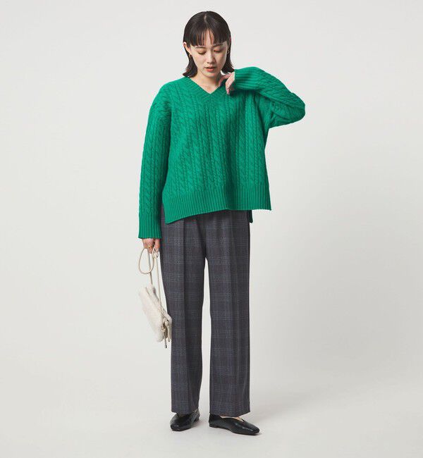 UNITED ARROWS green label relaxing「ゴールバーン Vネック ニット プルオーバー」|ニット・セーター|