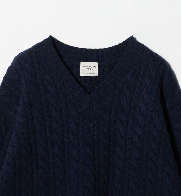 UNITED ARROWS green label relaxing「ゴールバーン Vネック ニット プルオーバー」|ニット・セーター|