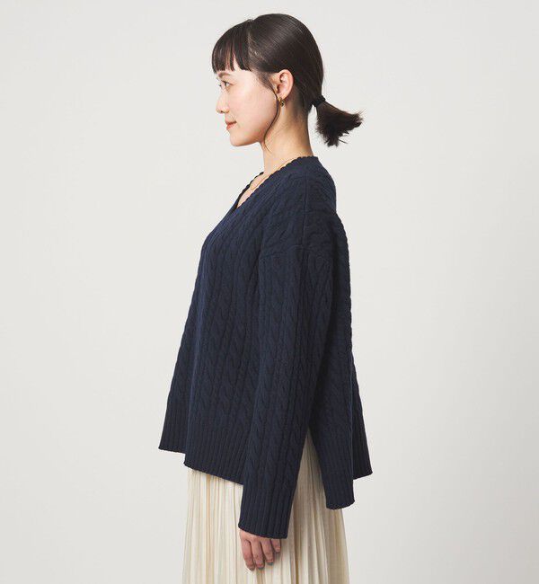 UNITED ARROWS green label relaxing「ゴールバーン Vネック ニット プルオーバー」|ニット・セーター|