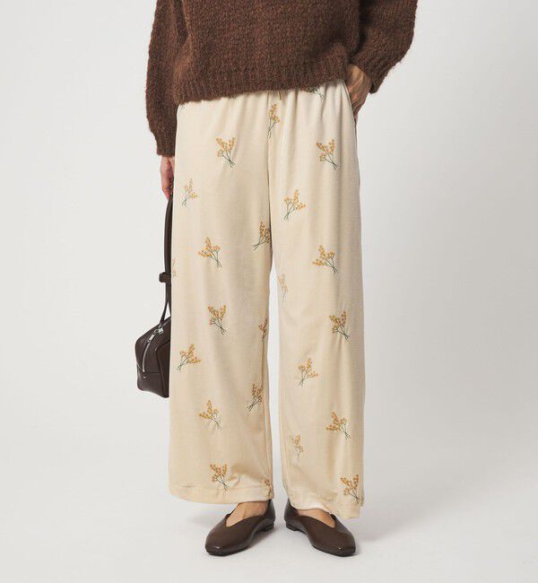 UNITED ARROWS green label relaxing「ベロア シシュウ パンツ」|その他|