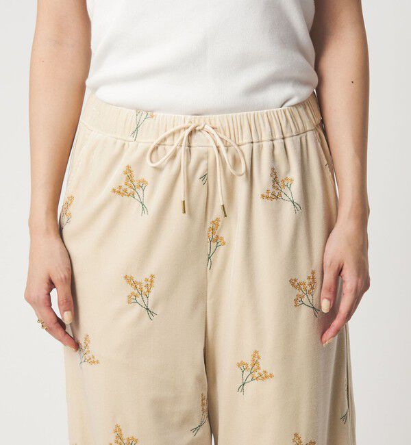 UNITED ARROWS green label relaxing「ベロア シシュウ パンツ」|その他|