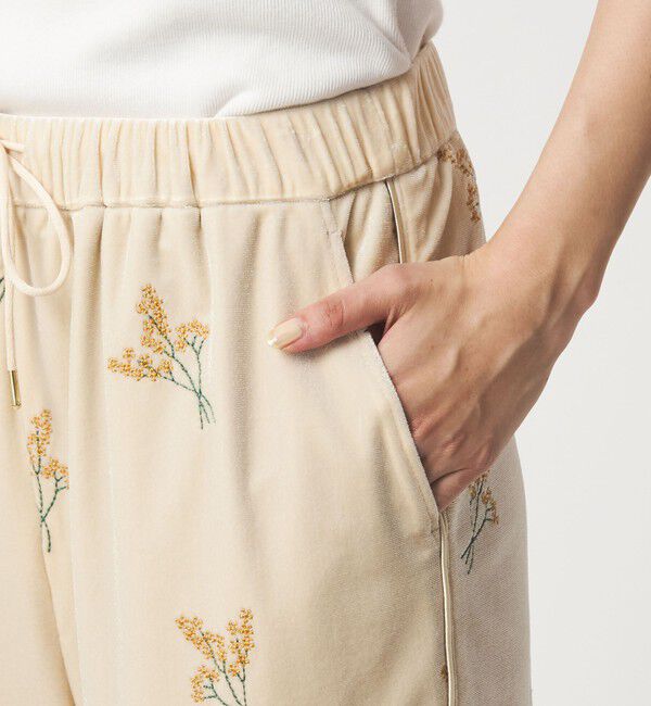 UNITED ARROWS green label relaxing「ベロア シシュウ パンツ」|その他|