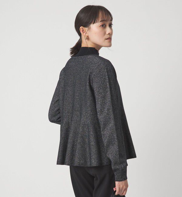 UNITED ARROWS green label relaxing「ペプラム クルミボタン ニット カーディガン」|カーディガン|