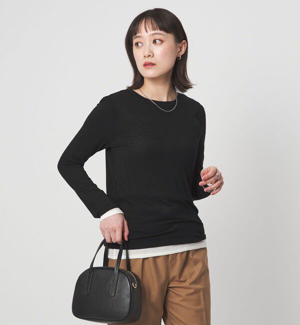 UNITED ARROWS green label relaxing「ベアテン フェイクレイヤード クルーネック プルオーバー」|Tシャツ・カットソー|