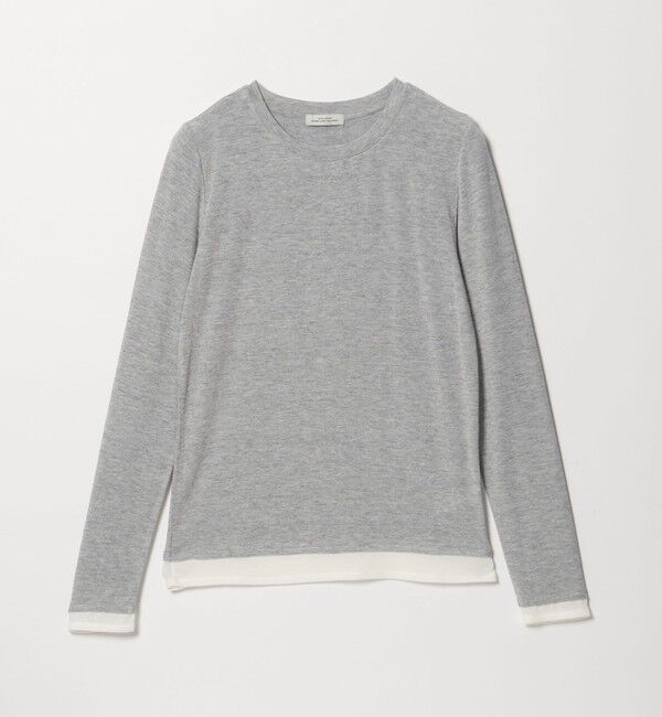 UNITED ARROWS green label relaxing「ベアテン フェイクレイヤード クルーネック プルオーバー」|Tシャツ・カットソー|