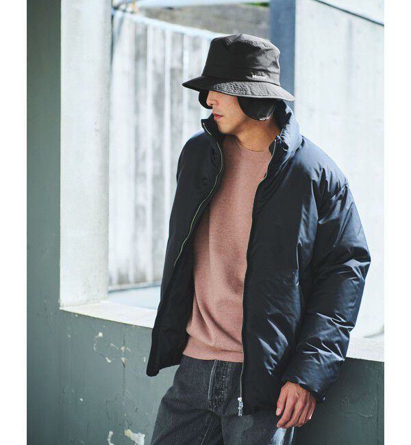 UNITED ARROWS green label relaxing「DICROS スタンド ダウン ブルゾン -撥水-」|ダウン|BLACK