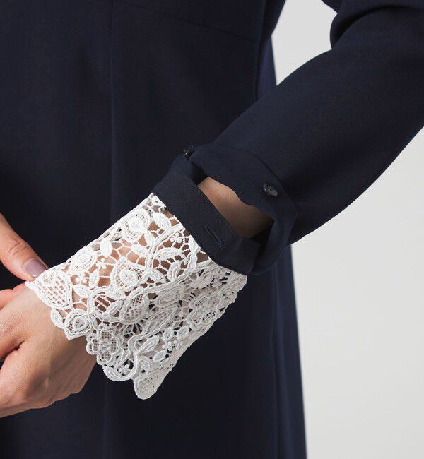 UNITED ARROWS green label relaxing「［size SHORTあり］ソデレース 2WAY ワンピース」|ワンピース|