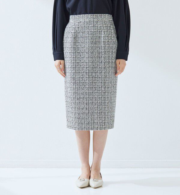 UNITED ARROWS green label relaxing「ツイードライク タイト スカート」|タイト|