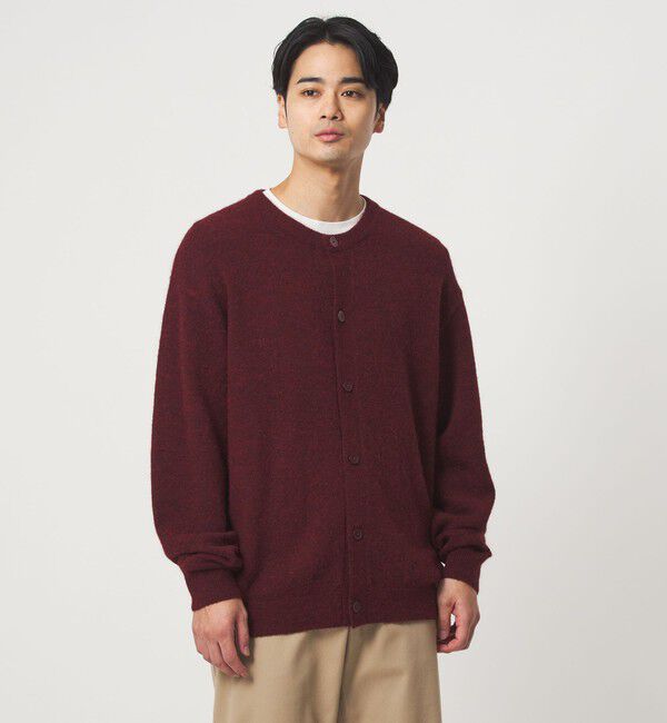 UNITED ARROWS green label relaxing「アルパカ ブレンド クルーネック カーディガン」|カーディガン|