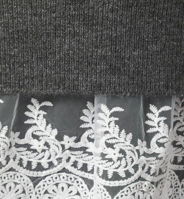 UNITED ARROWS green label relaxing「ニット &times; レース キャミソール プルオーバー セット」|ニット・セーター|