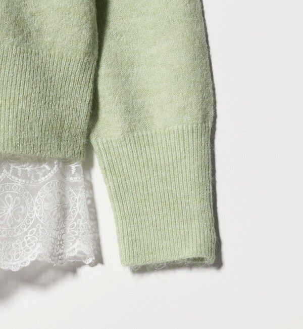 UNITED ARROWS green label relaxing「ニット &times; レース キャミソール プルオーバー セット」|ニット・セーター|