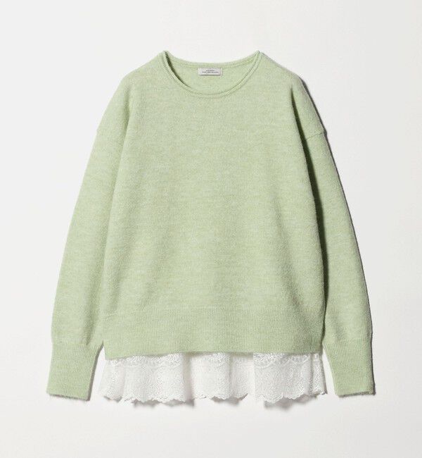 UNITED ARROWS green label relaxing「ニット &times; レース キャミソール プルオーバー セット」|ニット・セーター|