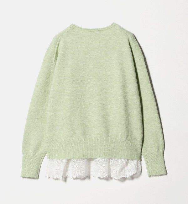 UNITED ARROWS green label relaxing「ニット &times; レース キャミソール プルオーバー セット」|ニット・セーター|
