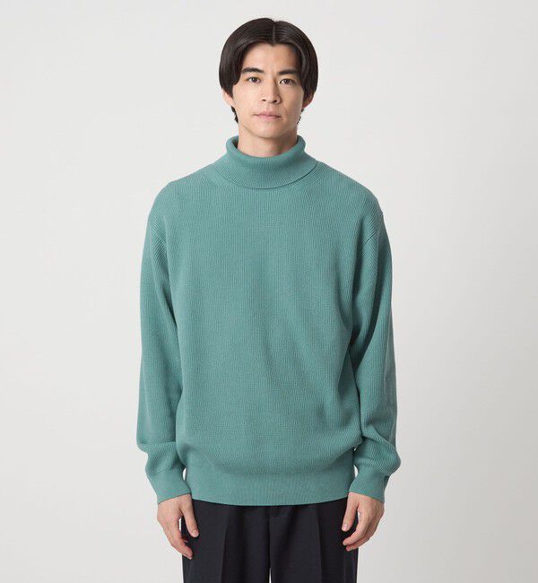 UNITED ARROWS green label relaxing「コットン アゼ タートル ネック ニット」|ニット・セーター|