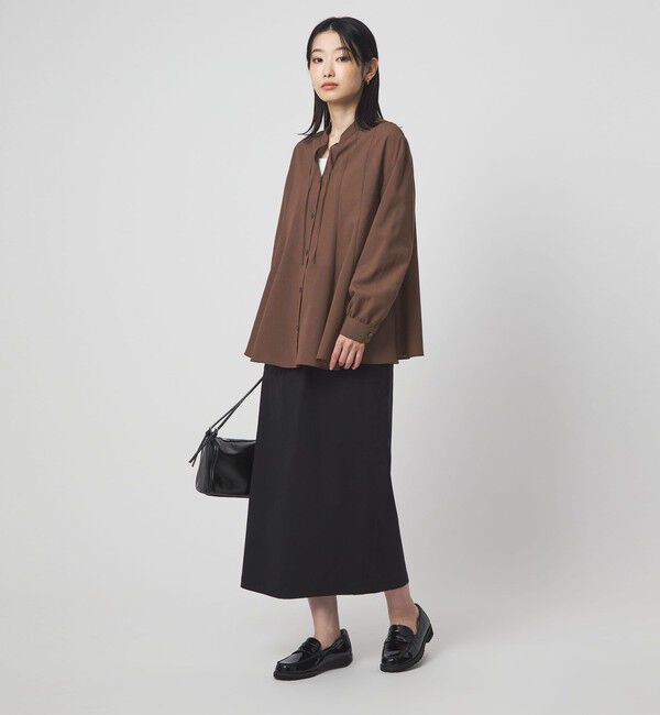 UNITED ARROWS green label relaxing「［size SHORTあり］ミルフィーユ フレア ブラウス」|シャツ・ブラウス|