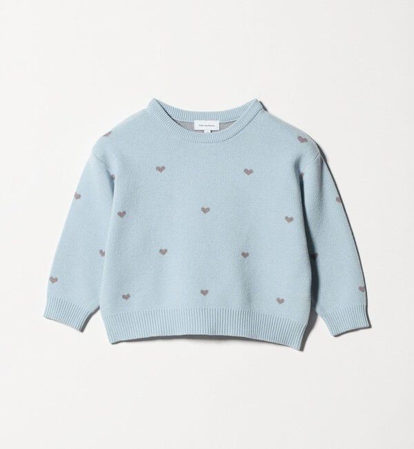 UNITED ARROWS green label relaxing「ハートジャガード プルオーバー / キッズ  100cm-160cm」|ニット・セーター|