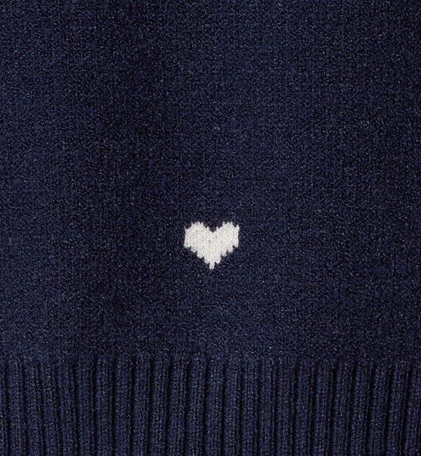 UNITED ARROWS green label relaxing「ハートジャガード プルオーバー / キッズ  100cm-160cm」|ニット・セーター|
