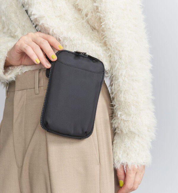 BEAUTY&YOUTH UNITED ARROWS「ポリエステル ジップスリム ウォレットショルダー」|ポーチ|