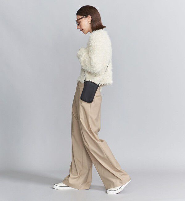 BEAUTY&YOUTH UNITED ARROWS「ポリエステル ジップスリム ウォレットショルダー」|ポーチ|