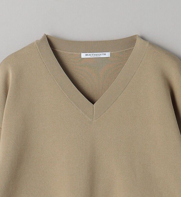 BEAUTY&YOUTH UNITED ARROWS「コットンナイロン Vネック プルオーバー -ウォッシャブル-」|ニット・セーター|