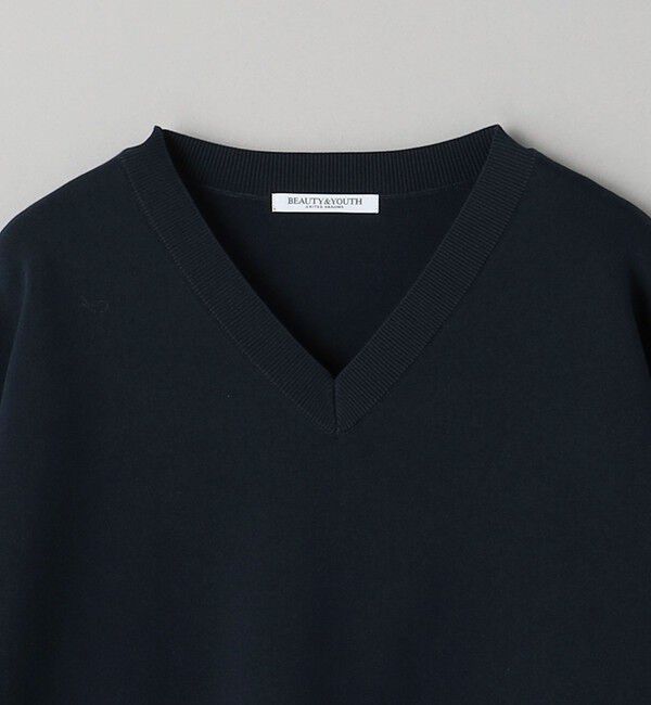 BEAUTY&YOUTH UNITED ARROWS「コットンナイロン Vネック プルオーバー -ウォッシャブル-」|ニット・セーター|