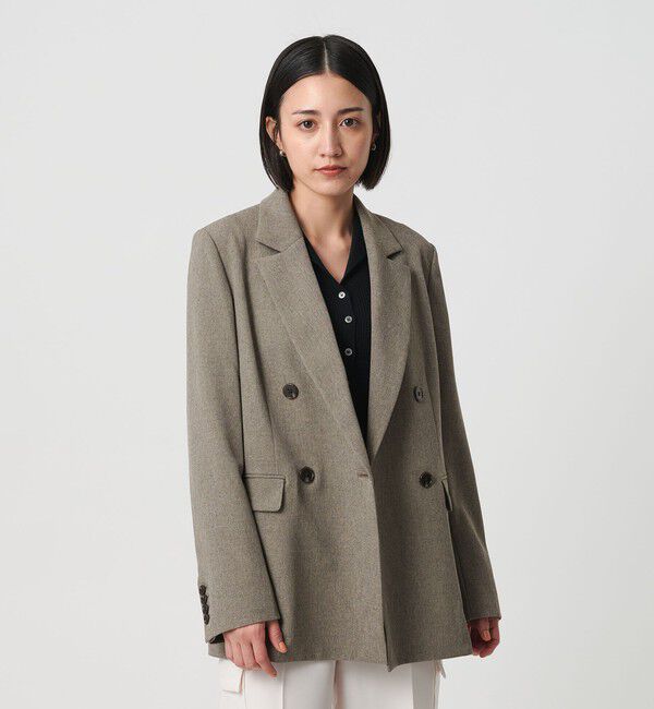 BEAUTY&YOUTH UNITED ARROWS「ポリエステルブレンド ダブルジャケット」|テーラードジャケット|