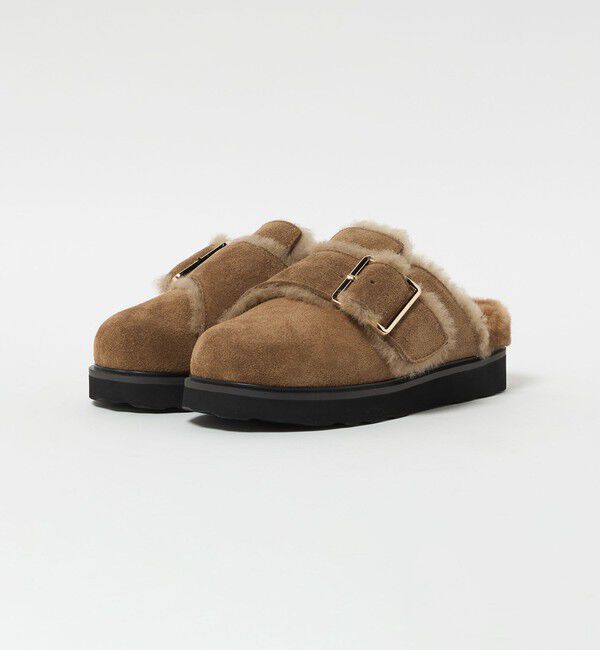 BEAUTY&YOUTH UNITED ARROWS「＜MOHI...＞スエード ビッグベルト ボストンサンダル」|サンダル|