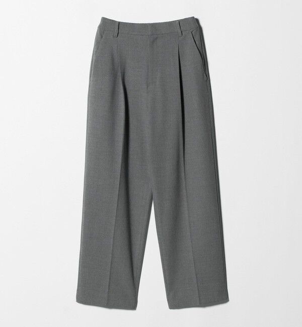 BEAUTY&YOUTH UNITED ARROWS「タックテーパードパンツ ウォッシャブル」|スラックス|