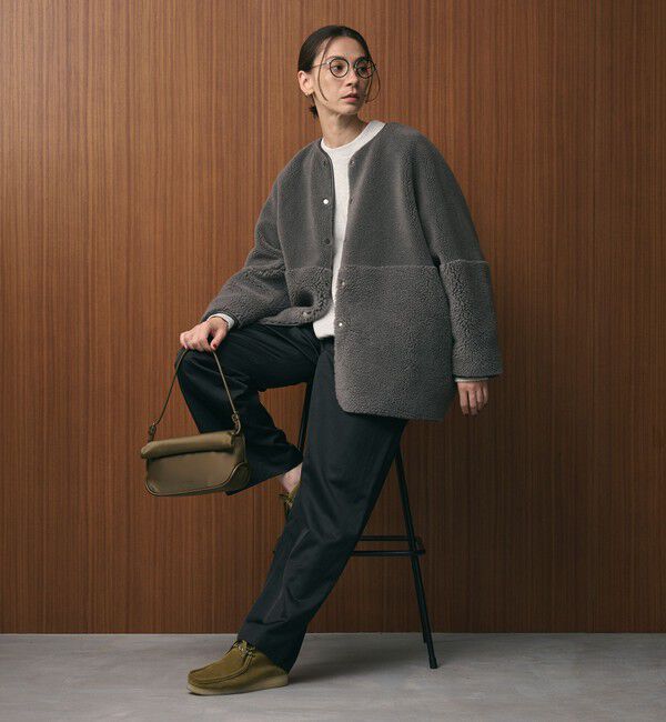 BEAUTY&YOUTH UNITED ARROWS「【WEB限定】ボア&times;フェイクムートン リバーシブルジャケット 」|その他|