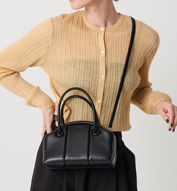 BEAUTY&YOUTH UNITED ARROWS「＜ADD CULUMN＞PUFF CLASP BOSTON/2WAY ボストンバッグ」|ボストンバッグ|BLACK