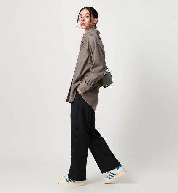 BEAUTY&YOUTH UNITED ARROWS「裏起毛バックゴム ストレートパンツ ウォッシャブル」|スラックス|