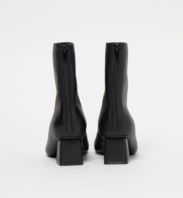 BEAUTY&YOUTH UNITED ARROWS「レザー バックジップ ブーツ」|ショートブーツ|