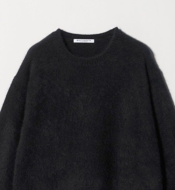 BEAUTY&YOUTH UNITED ARROWS「フォックスカシミヤブレンド クルーネックニットプルオーバー」|ニット・セーター|