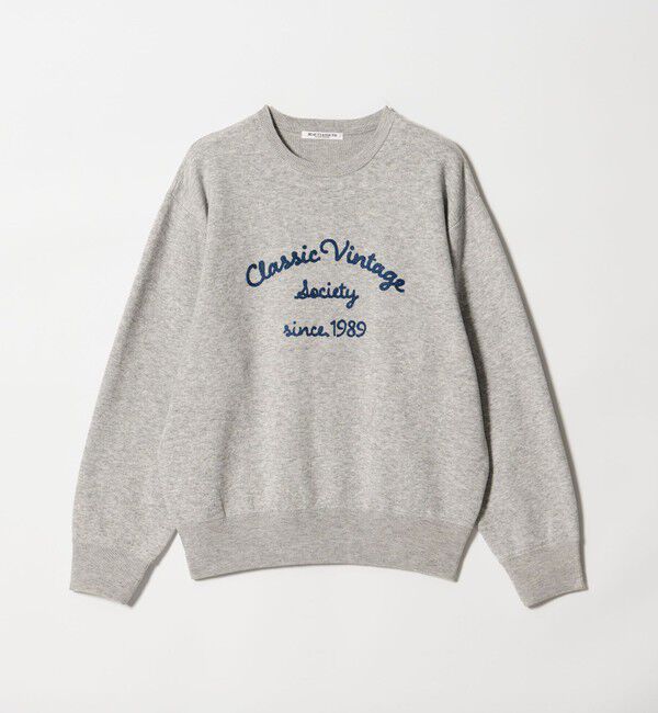 BEAUTY&YOUTH UNITED ARROWS「ロゴクルーネック ニットプルオーバー ウォッシャブル」|ニット・セーター|